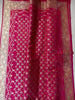 Elegant Red Zari Striped Dupatta